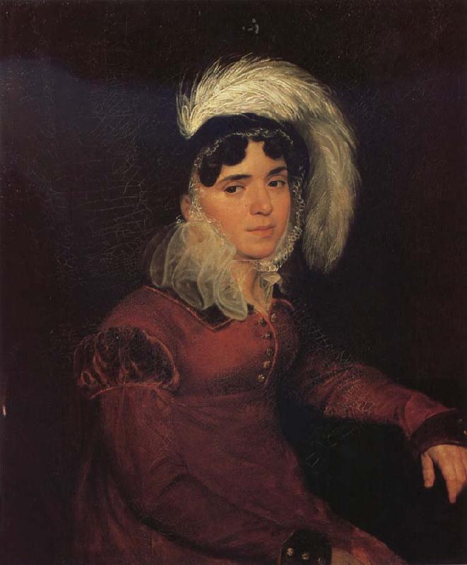  Portrait of Maria Kikina